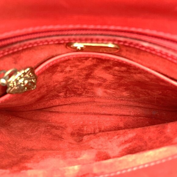 GUCCI Red Leather Bag - Picture 7 of 13